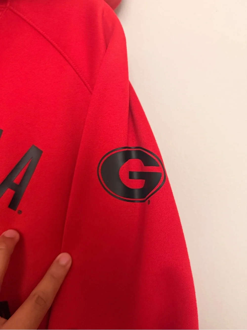 Nike Georgia Bulldogs Red Hoodie Size XL